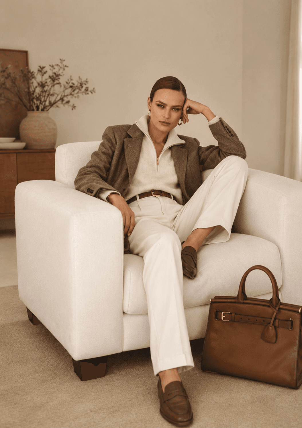 Woman — Chair Portrait
