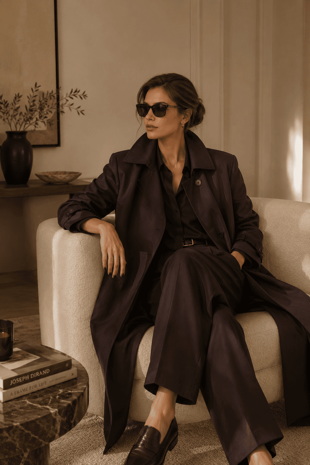 Woman — Dark Suit