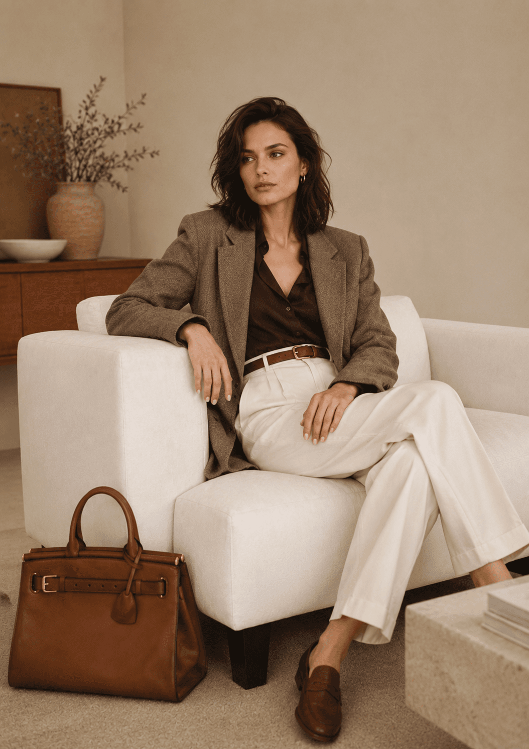 Woman — Sofa Portrait