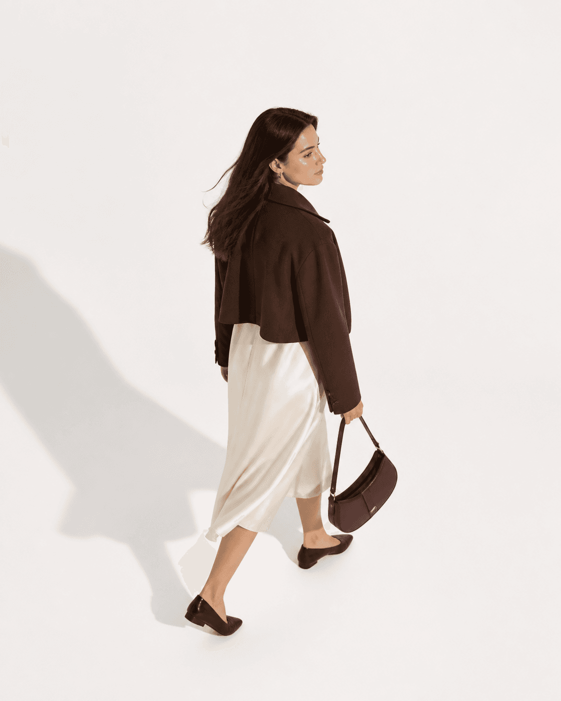 Woman — Walk High Angle