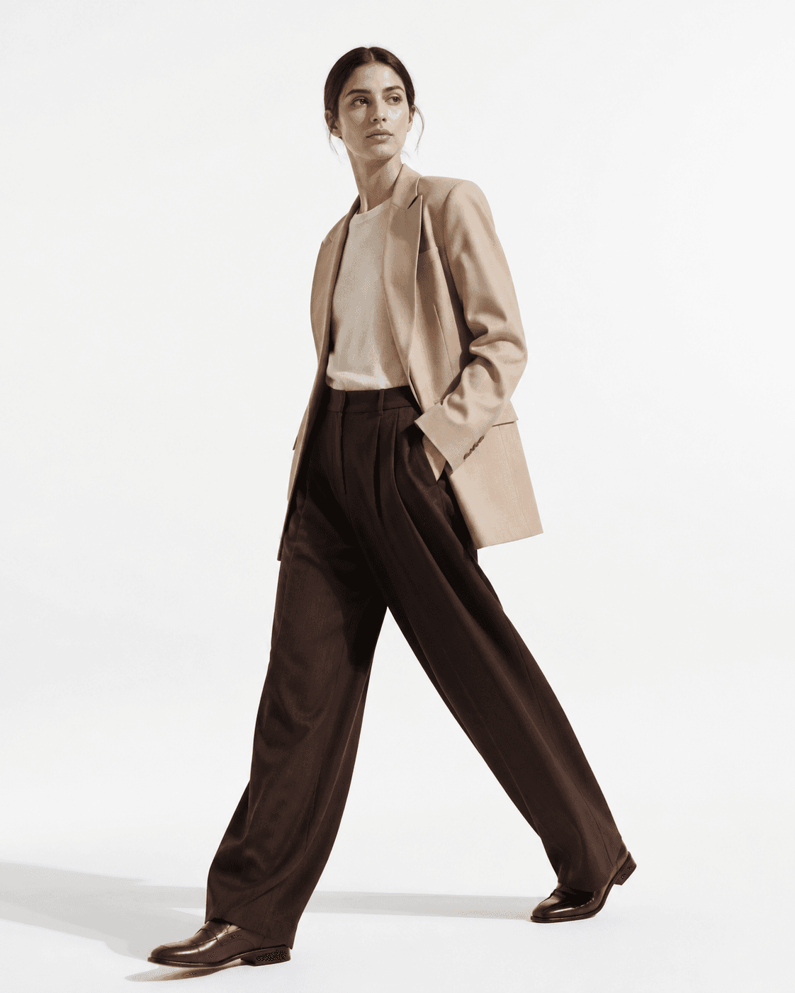 Woman — Walk Low Angle